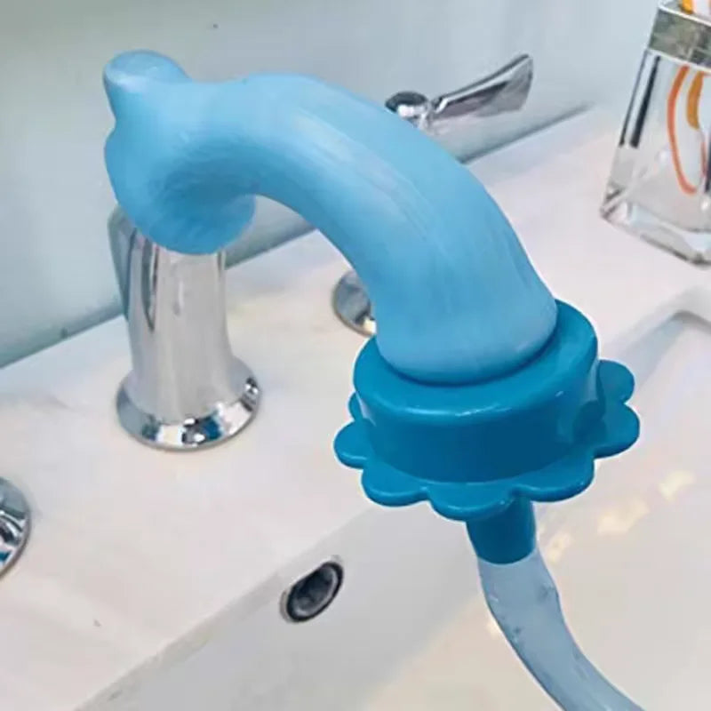 Flexible Silicone Pet Bath Hose – Dog Wash Faucet Sprayer