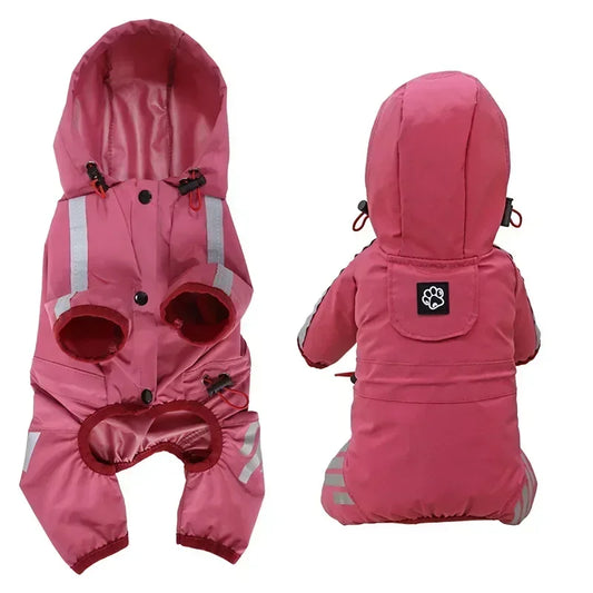 Reflective Waterproof Pet Raincoat NZ | Small & Medium Dog Jumpsuit for Chihuahua & Maltese – PawNest