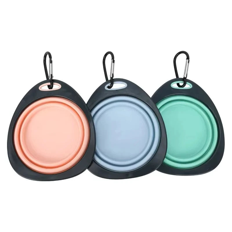 320ml Collapsible Silicone Dog Bowl – Travel Food & Water Dish