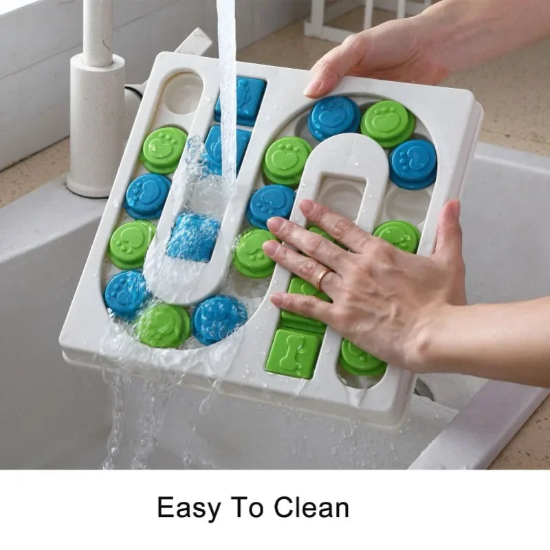 Interactive Dog Puzzle Slow Feeder NZ | IQ Boosting Food Dispenser & Non-Slip Bowl for Dogs & Cats – PawNest