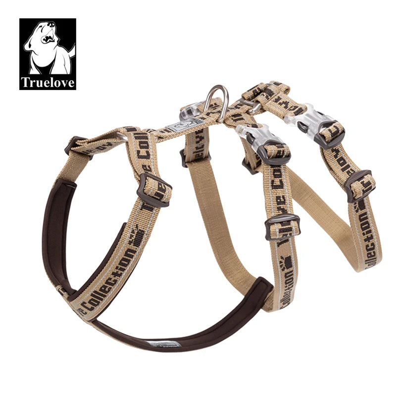 Truelove Nylon Reflective Dog Harness TLH6571 NZ | Durable SBR Buckle & Leash Compatible – PawNest