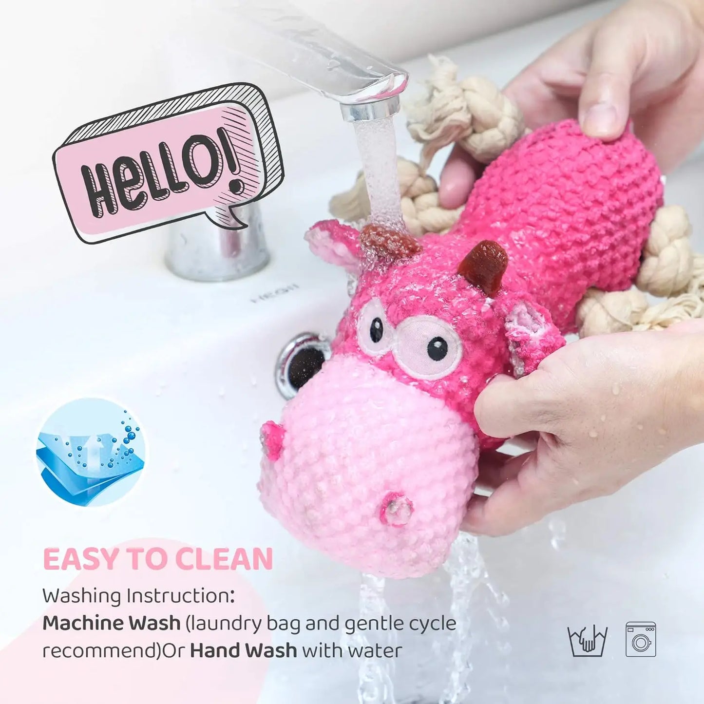 Indestructible Dog Toy NZ | Durable Squeaky Plush for Large Aggressive Chewers – PawNest