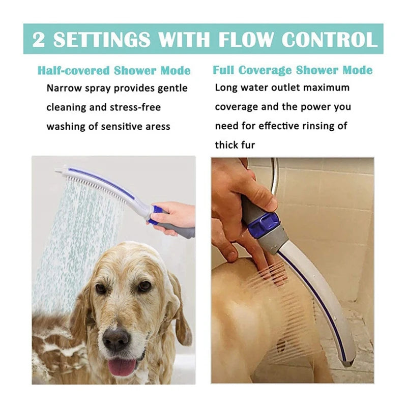 Dog Shower Head – Pet Bathing Sprayer with 8ft Hose, Indoor/Outdoor