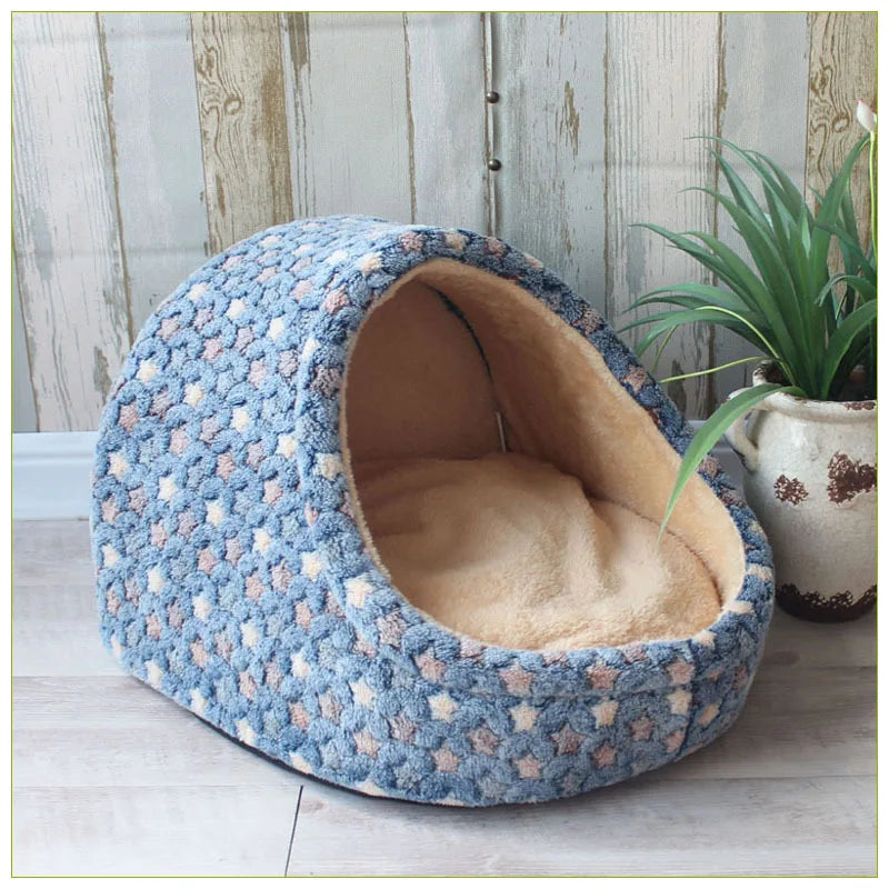 Soft Cozy Pet Dog House NZ | Foldable Portable Sleeping Bed for Small & Medium Dogs & Cats – PawNest