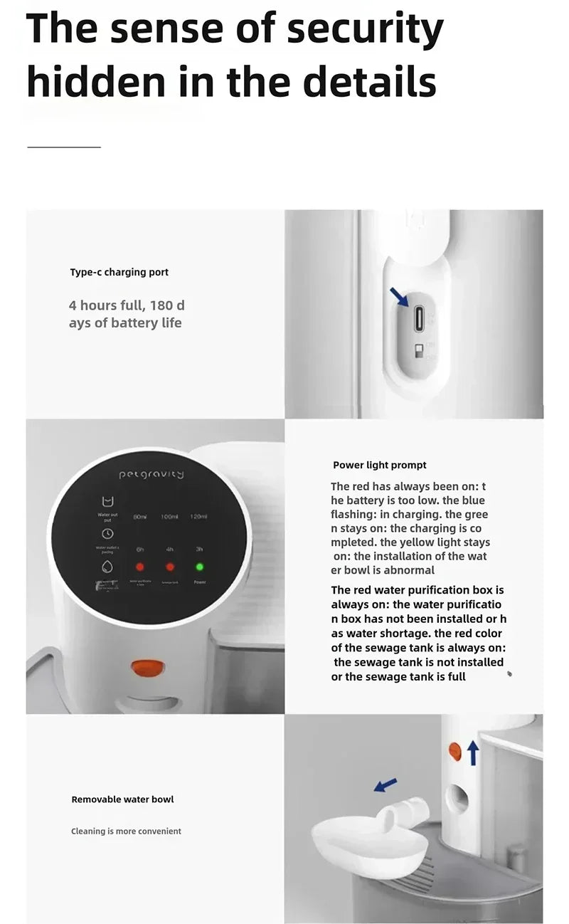 Portable Pet Water Fountain NZ | Plug-Free Automatic Water Dispenser for Cats & Dogs – PawNest