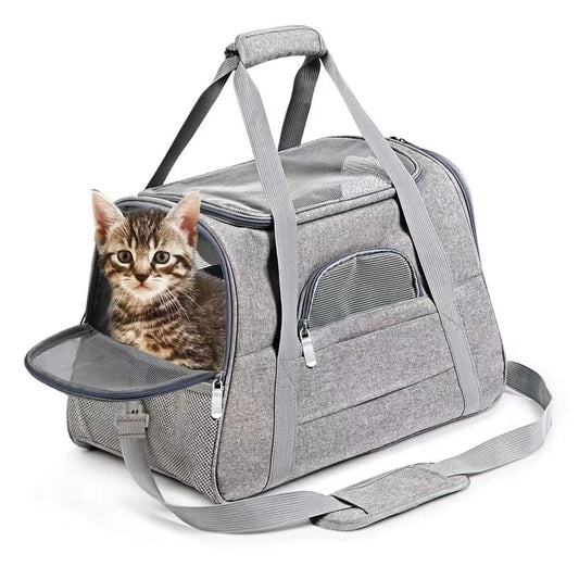 Airline-Approved Pet Carrier Bag NZ | Breathable Travel Bag for Cats & Small Dogs – PawNest