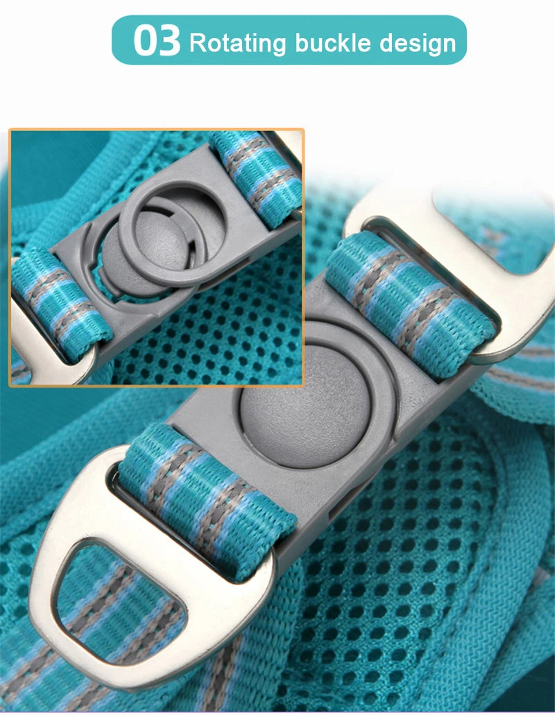 Adjustable Dog Harness Vest & Walking Leash NZ | Medium Dogs & Cats – PawNest