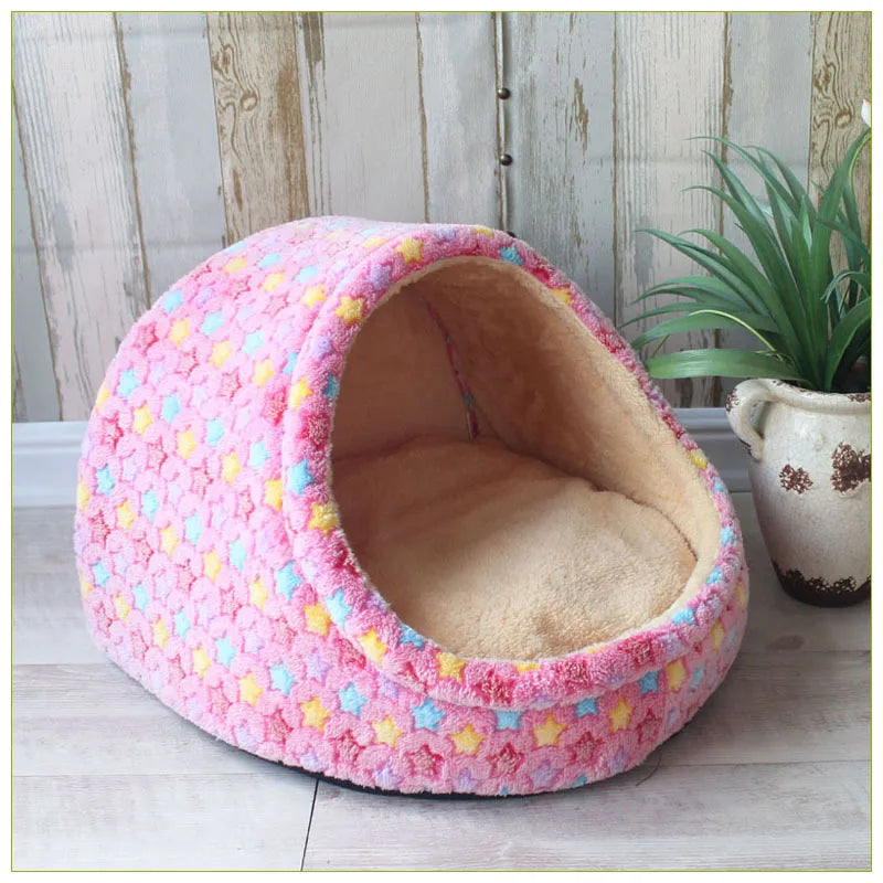 Soft Cozy Pet Dog House NZ | Foldable Portable Sleeping Bed for Small & Medium Dogs & Cats – PawNest