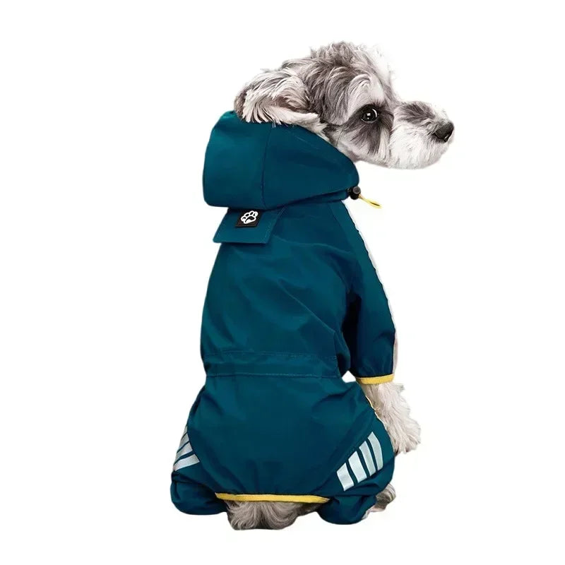Reflective Waterproof Pet Raincoat NZ | Small & Medium Dog Jumpsuit for Chihuahua & Maltese – PawNest