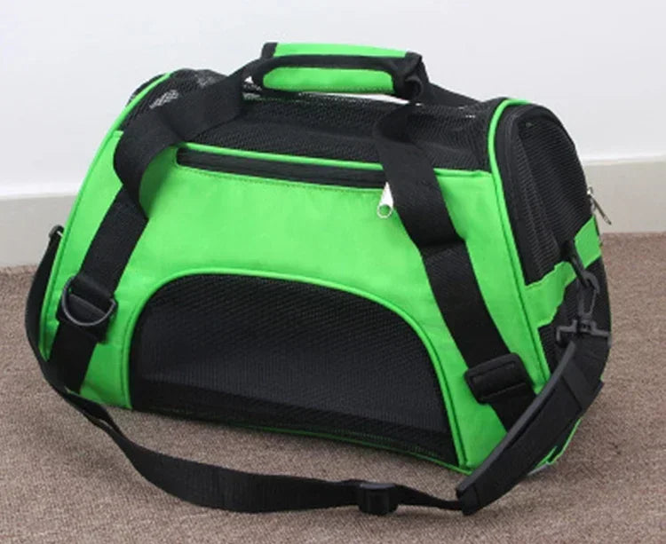 Portable Pet Carrier Bag NZ | Breathable Travel Handbag for Small Dogs & Cats – PawNest