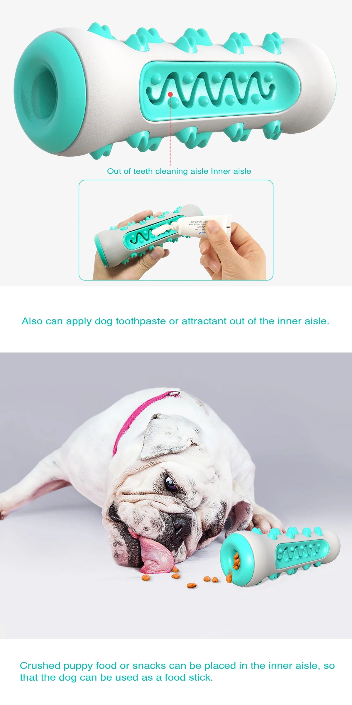 Dog Chew Toy & Treat Dispenser NZ | Interactive Teeth Cleaning Toy for Small & Large Dogs – PawNest