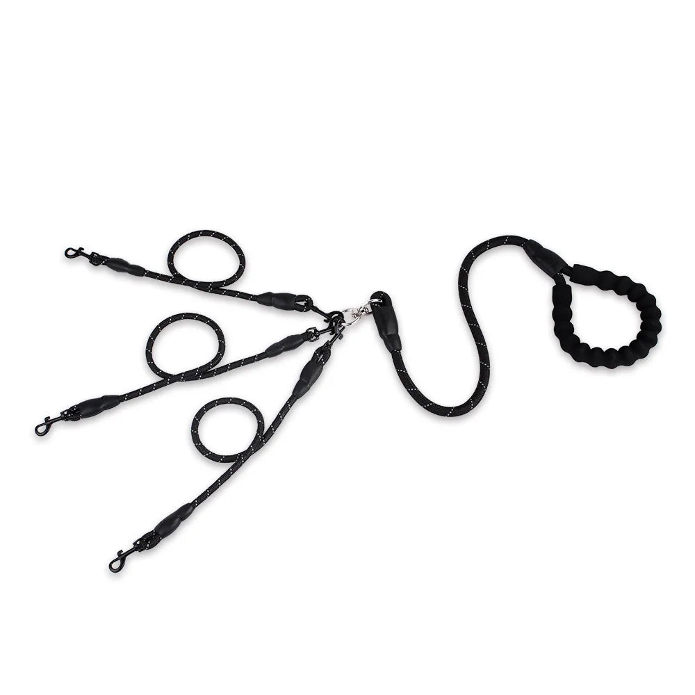 Dual Dog Leash with Harness & Collar NZ | One-to-Two Wear-Resistant Puppy Traction Set – PawNest