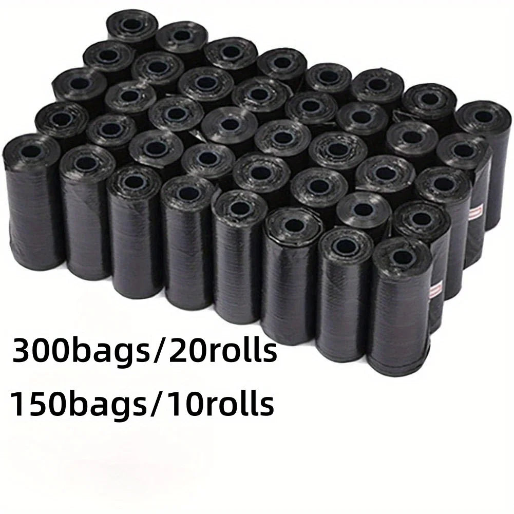 300/150pcs Dog Poop Bags - Leakproof & Eco-Friendly Waste Bags