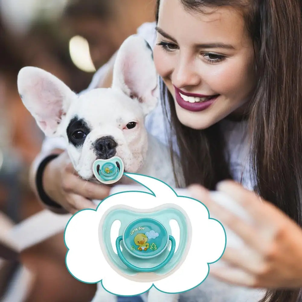 Dog Pacifier Chew Toy NZ | Silicone Calming & Bite Training Toy for Small & Medium Dogs – PawNest