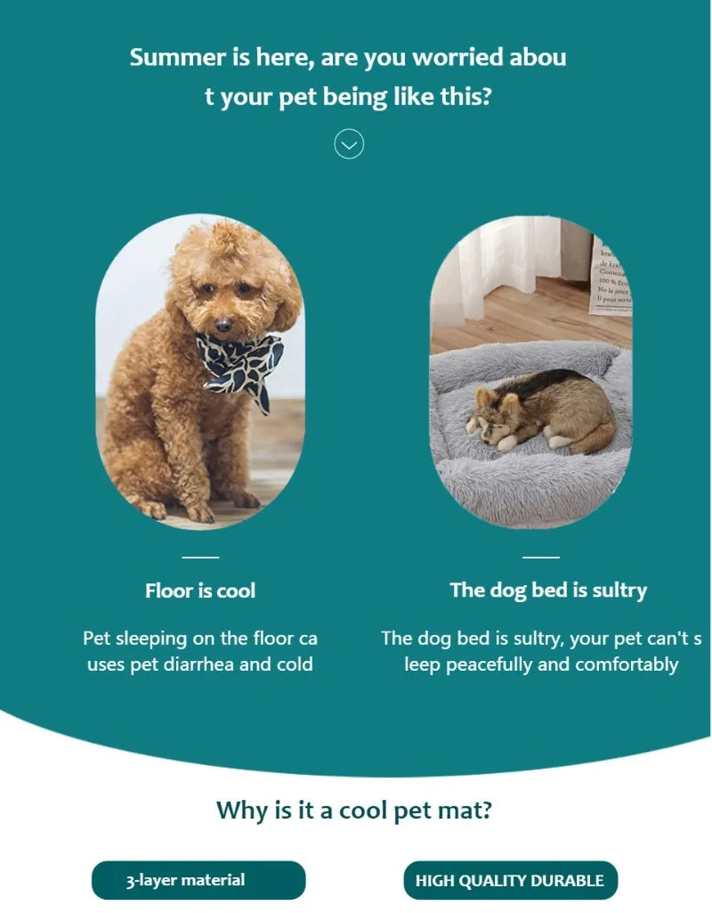 Cooling Mat for Dogs & Cats NZ | Self-Cooling Nylon Pet Pad for Small to Large Breeds – PawNest