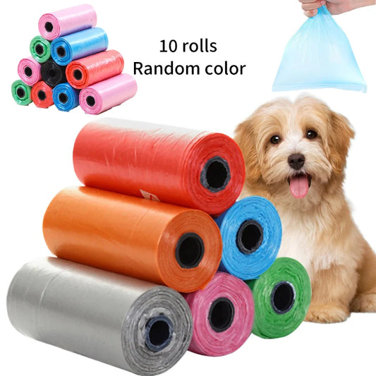 10-Roll Dog Poop Bags – Leak-Proof Pet Waste Cleanup