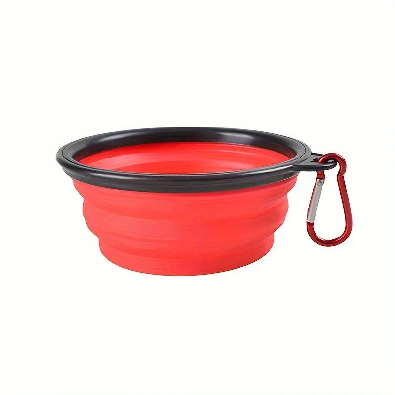 350ml Collapsible Silicone Pet Bowl – Portable Travel Dog Bowl