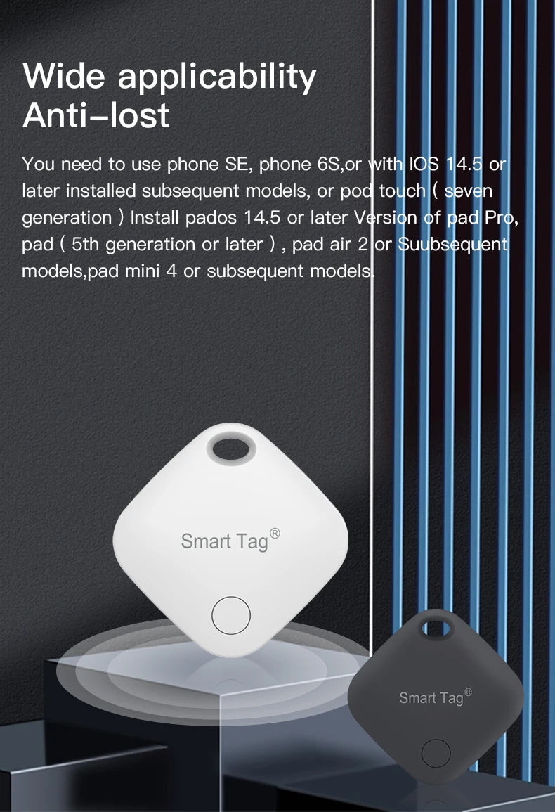 Mini Bluetooth GPS Tracker NZ | Smart Anti-Lost Finder for Pets, Kids, Wallets & Keys – Find My App Compatible – PawNest