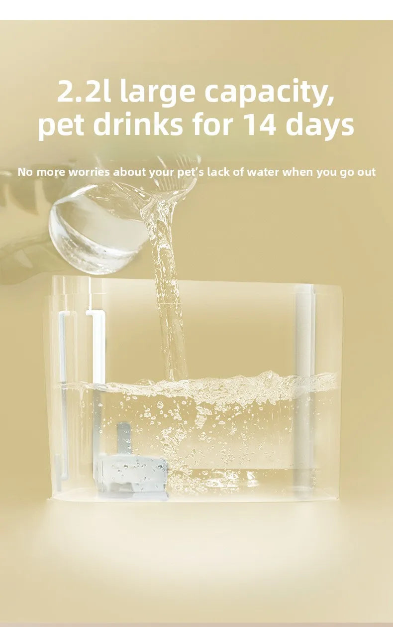 Smart Automatic Pet Water Fountain NZ | Filtered Moving Water Dispenser for Cats & Dogs – PawNest