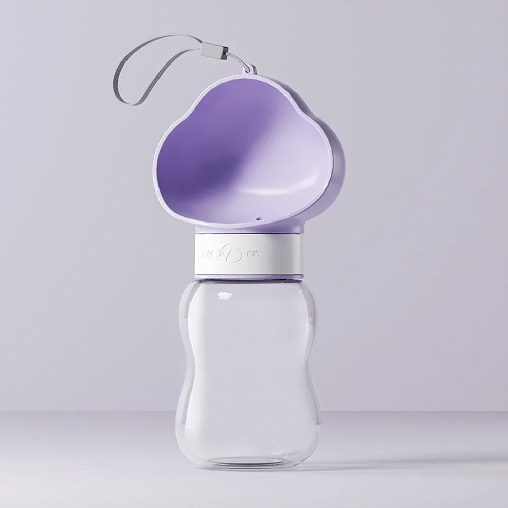Portable Dog Water Bottle Feeder – Travel Bowl for Pets