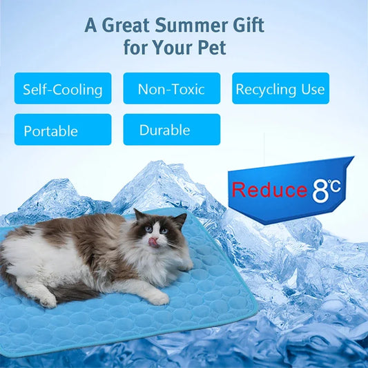 Reusable Dog Cooling Mat NZ | Waterproof Ice Pad for Small & Large Pets – PawNest