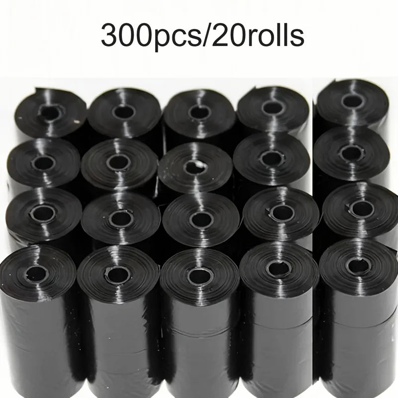 300/150pcs Dog Poop Bags - Leakproof & Eco-Friendly Waste Bags