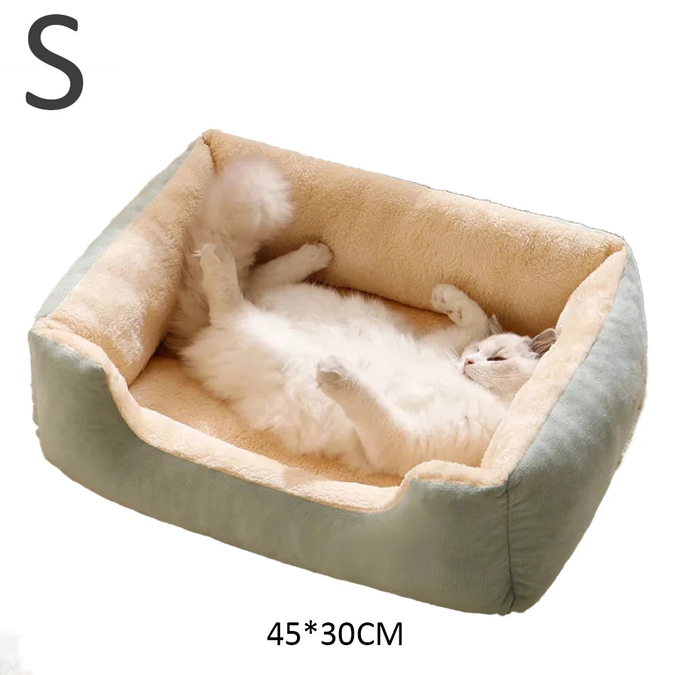 Cat & Dog Bed NZ | Cozy Pet Cushion Basket House for Small Pets – PawNest